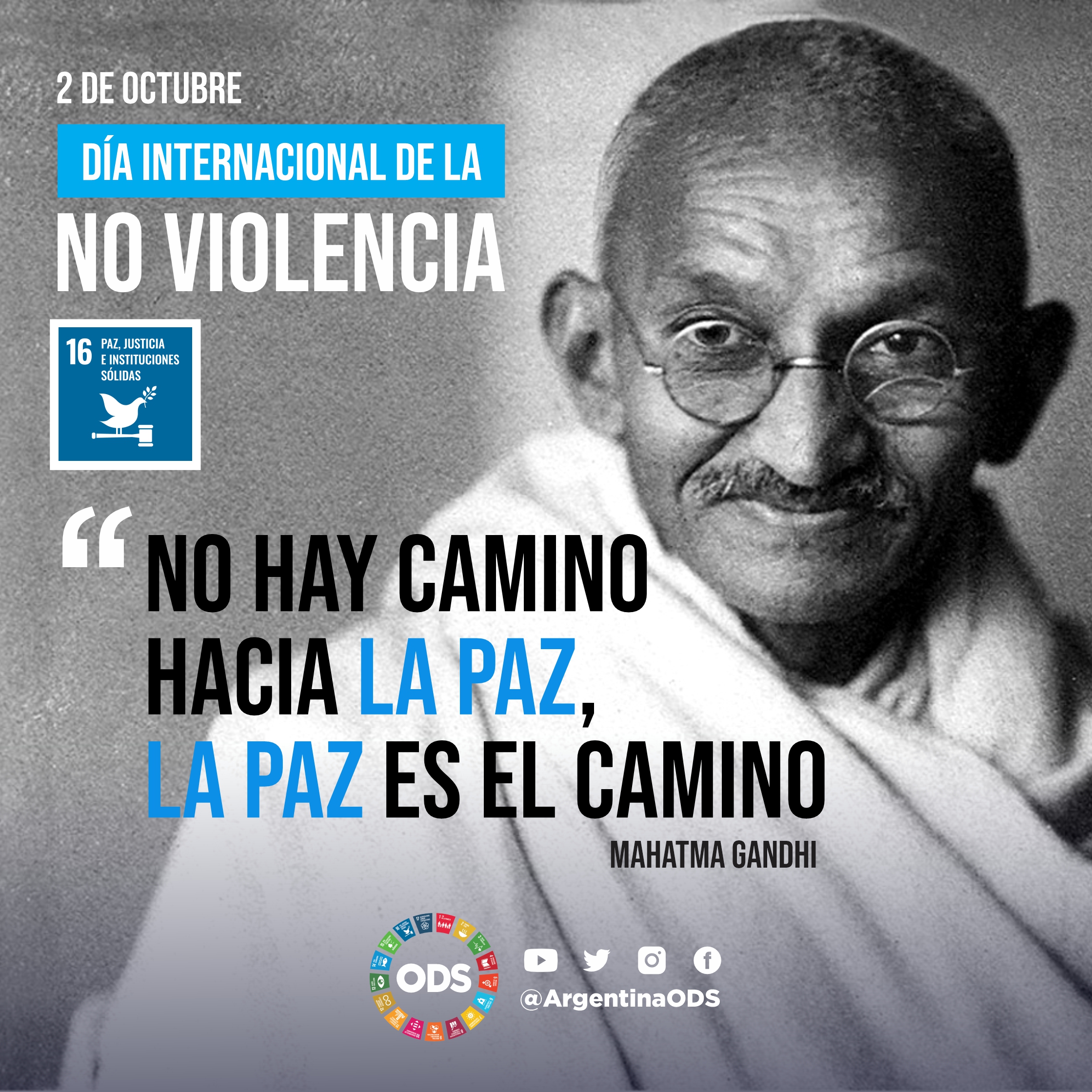 DÍA INTERNACIONAL DE LA NO VIOLENCIA